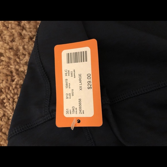 NWT Maurices In Motion 7/8 Length Navy Yoga Pants XXL - Picture 9 of 9